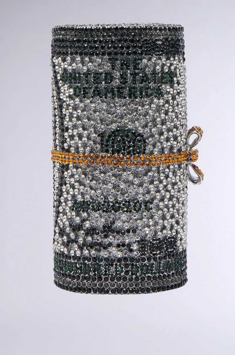 MONEY ON MY MIND BLING CLUTCH
