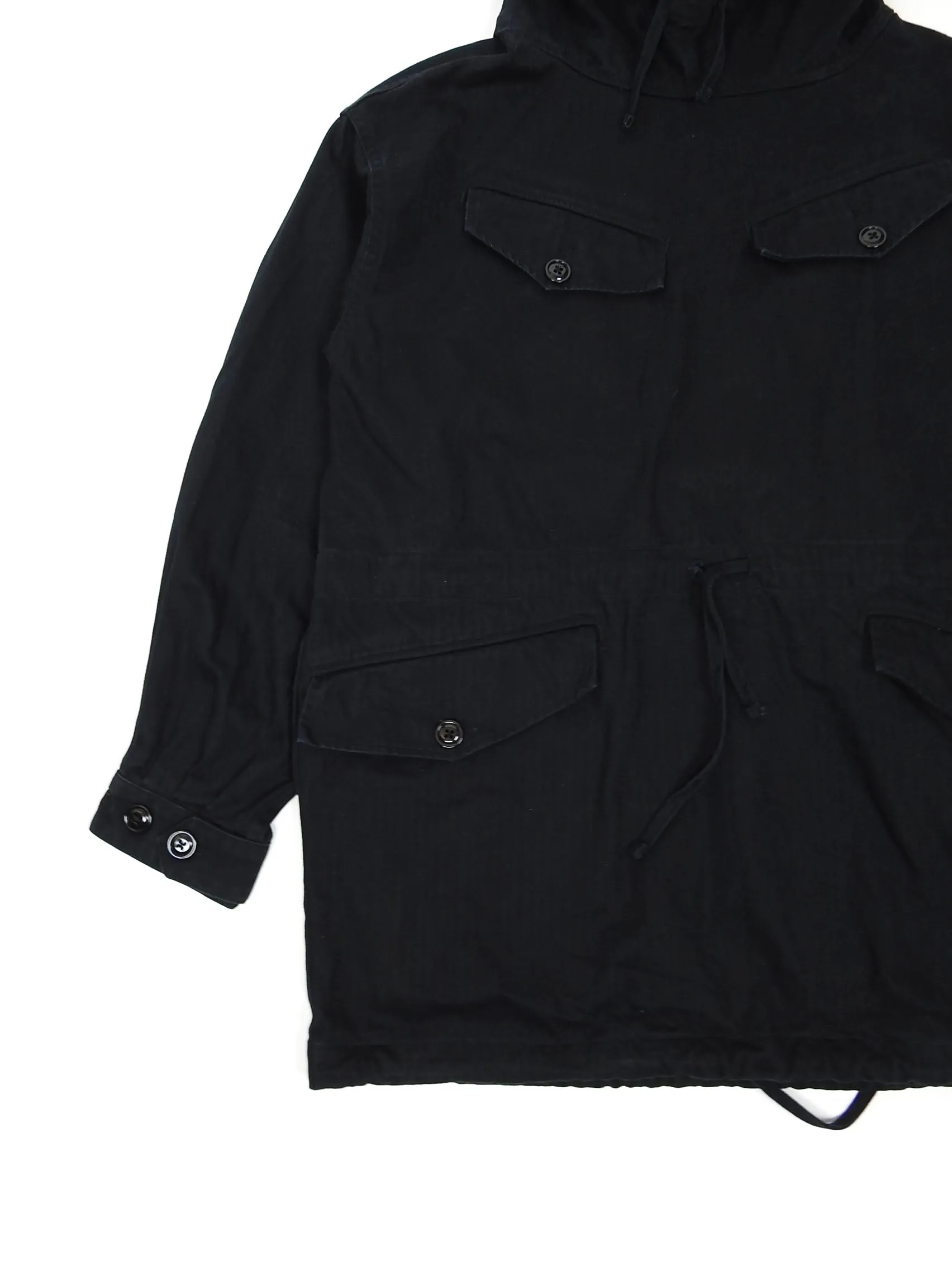 Montitaly Black Canvas Smock Size US 42
