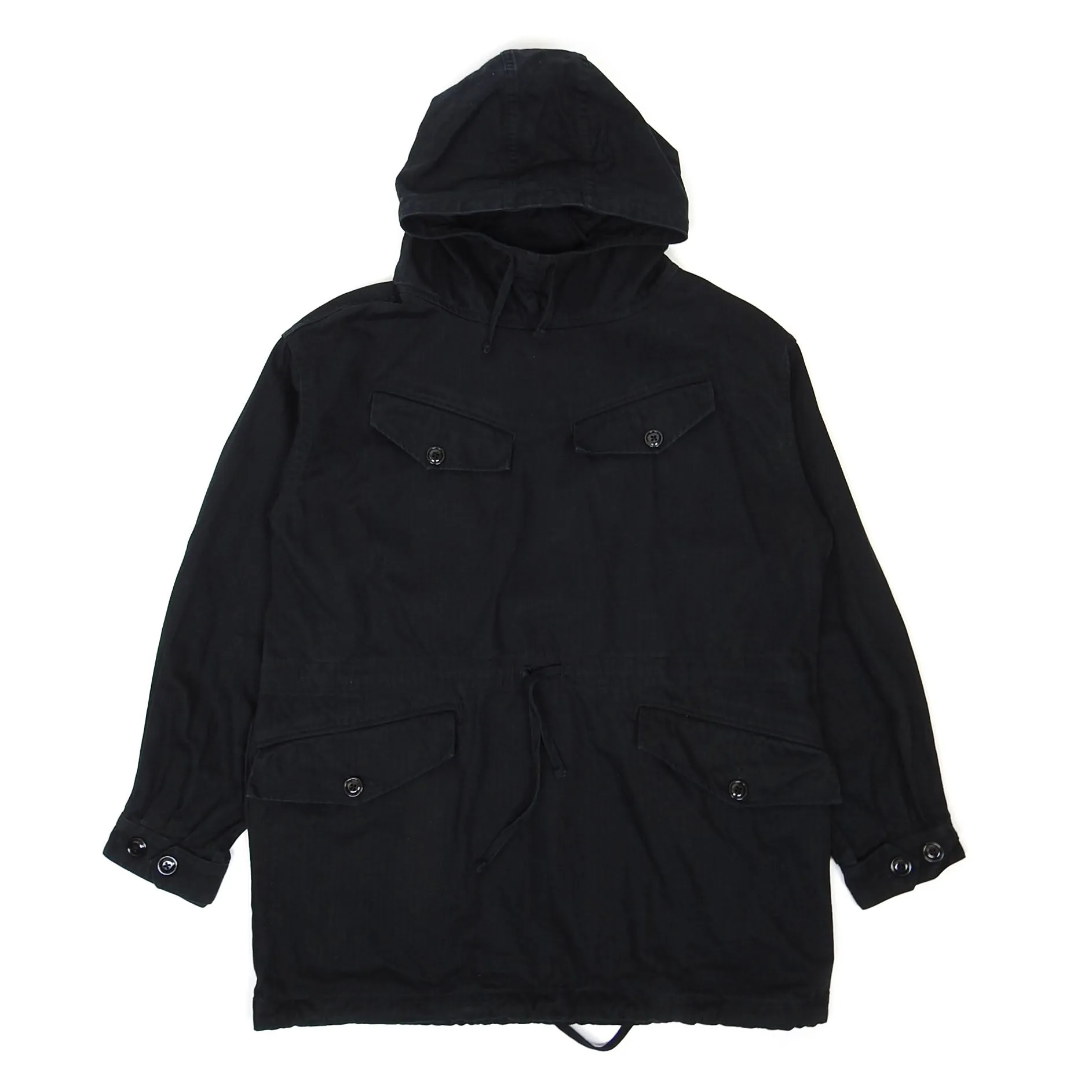 Montitaly Black Canvas Smock Size US 42
