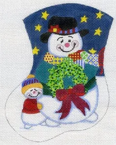 MX-146 - Sidney Snowman Mini Stocking