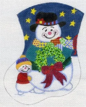 MX-146 - Sidney Snowman Mini Stocking