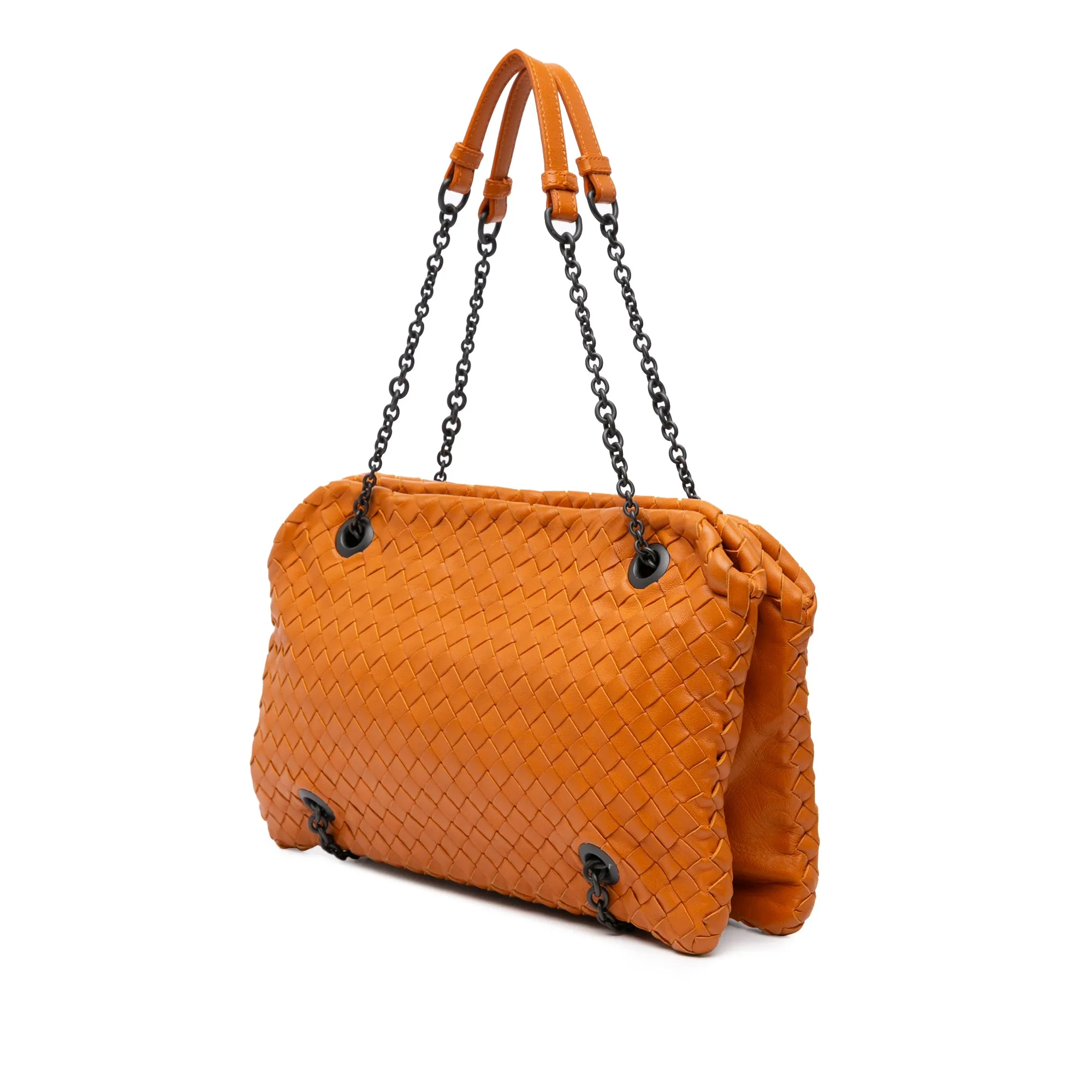 Nappa Intrecciato Duo Shoulder Bag