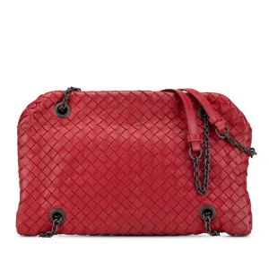 Nappa Intrecciato Duo Shoulder Bag