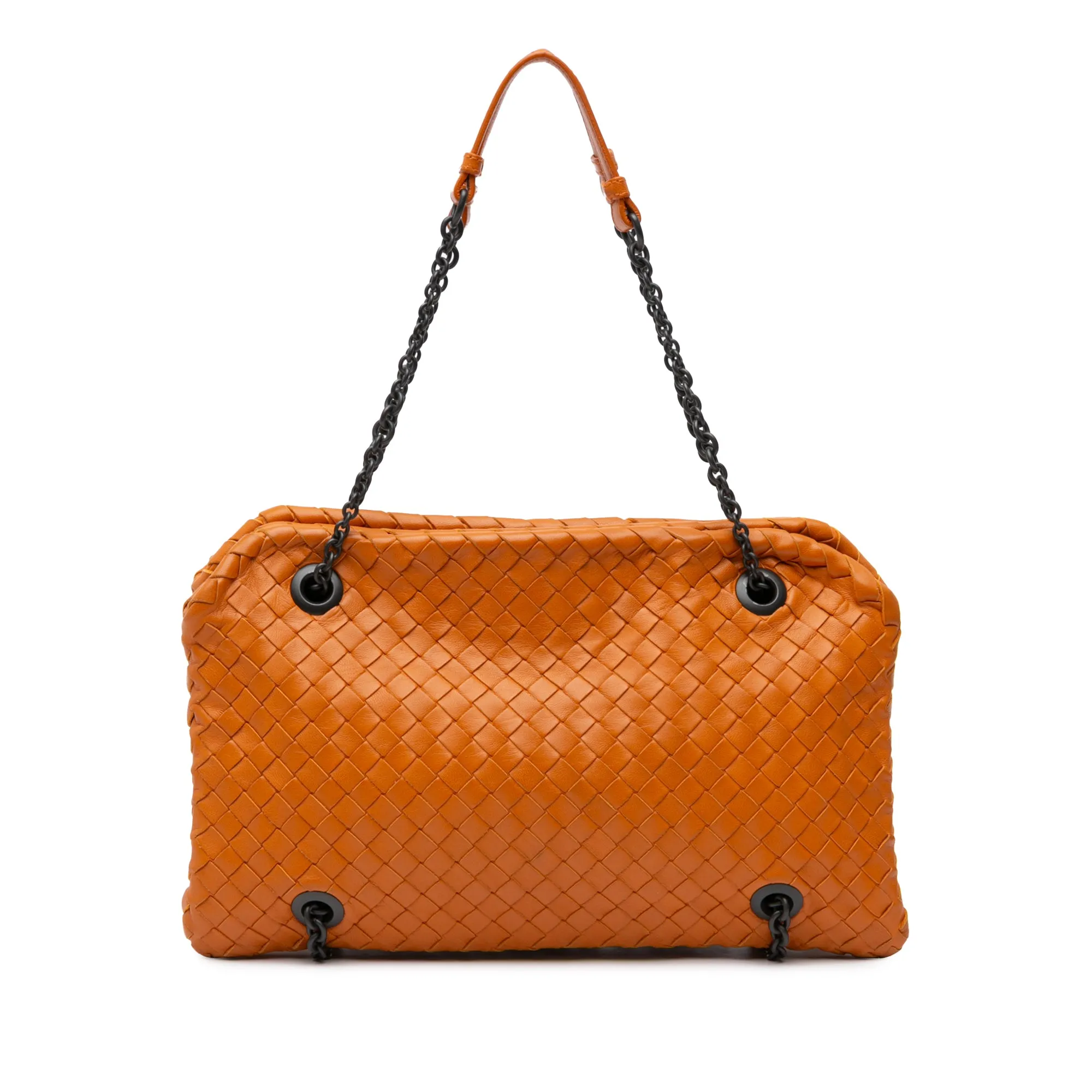 Nappa Intrecciato Duo Shoulder Bag