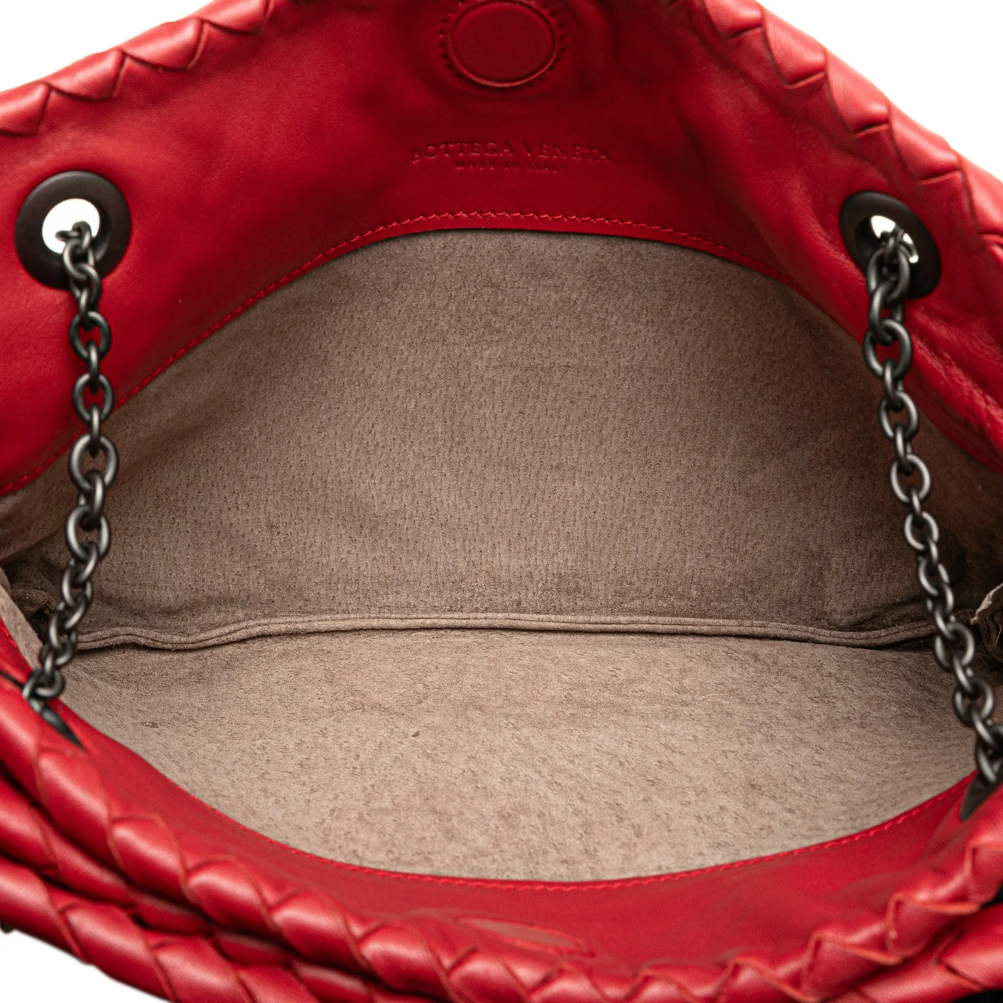 Nappa Intrecciato Duo Shoulder Bag