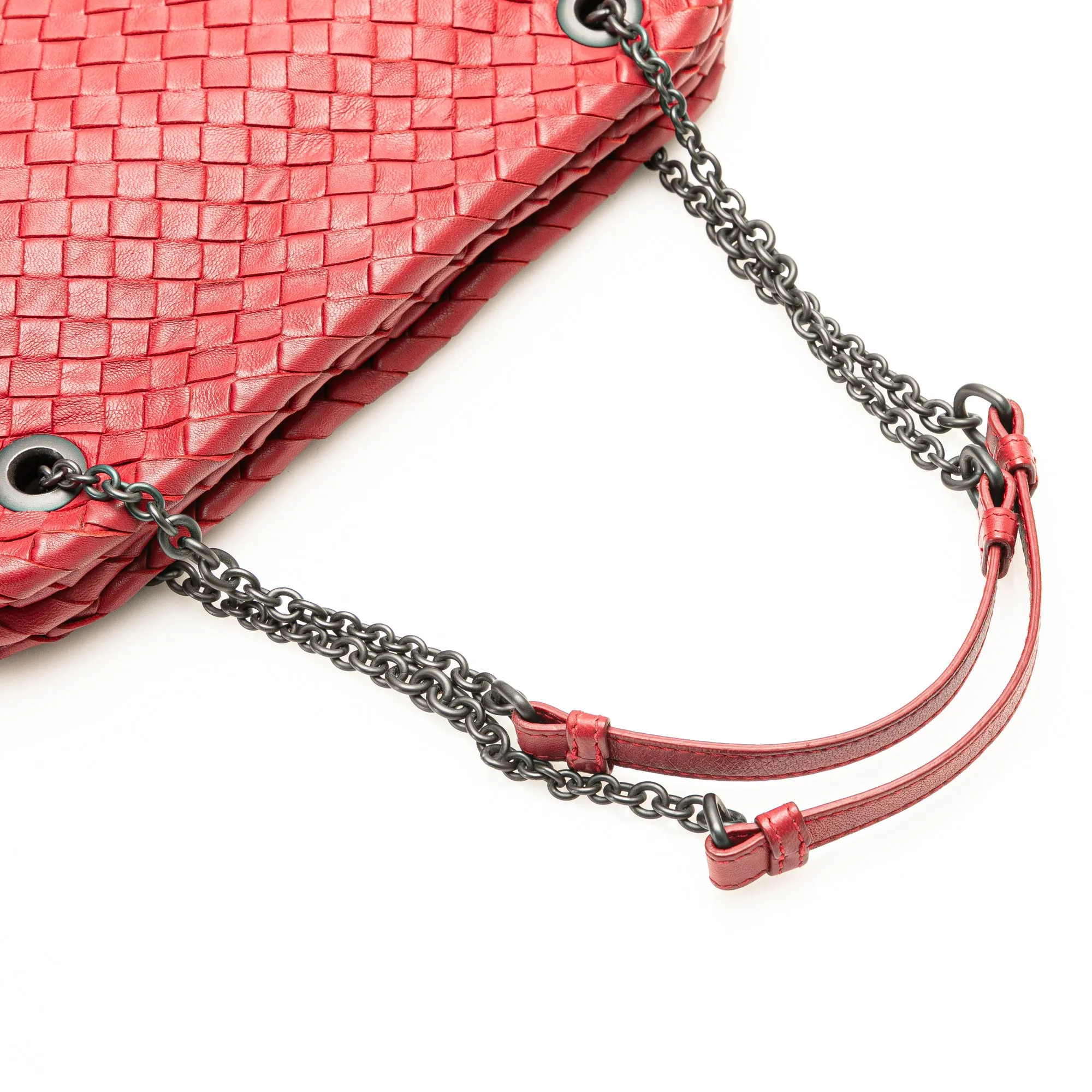 Nappa Intrecciato Duo Shoulder Bag