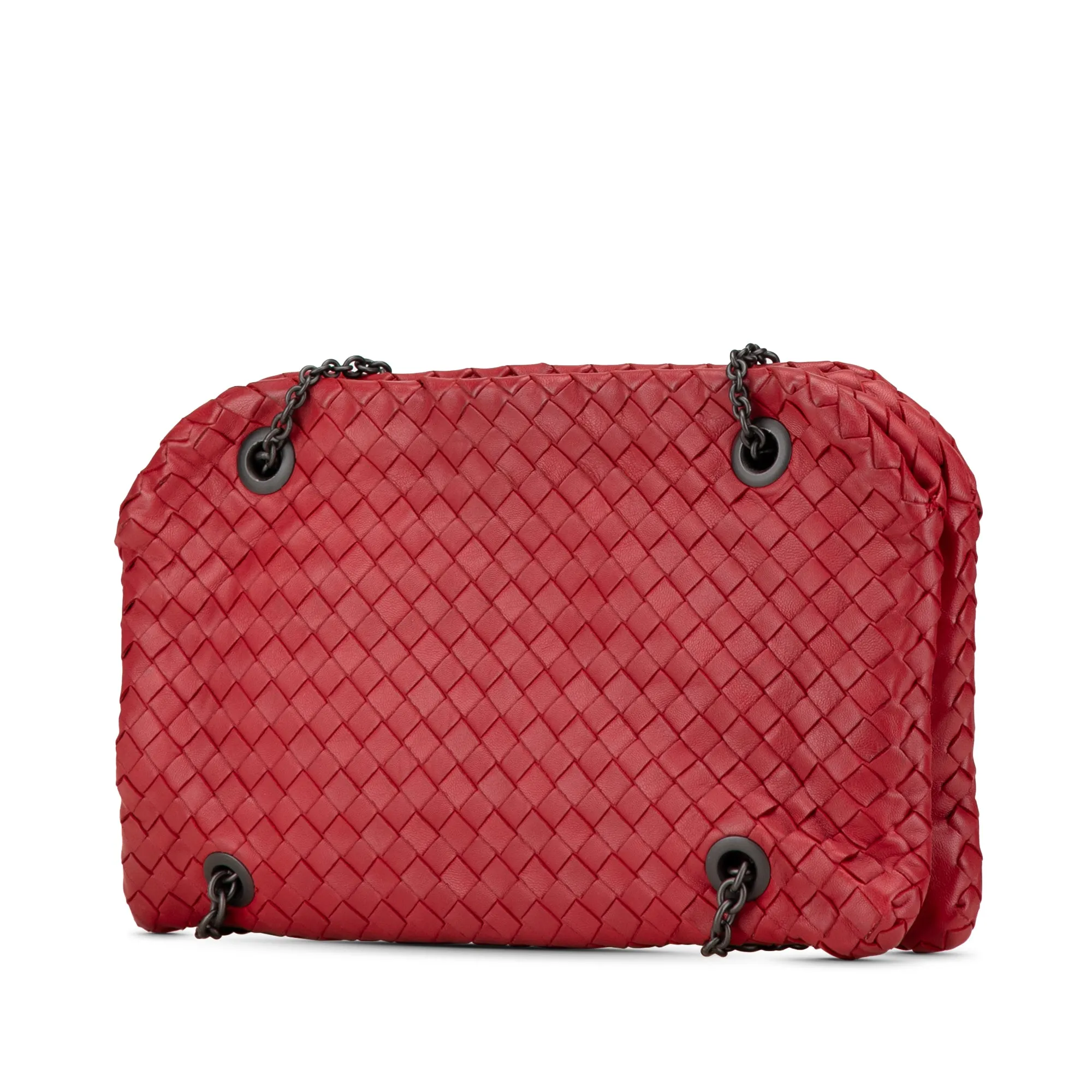 Nappa Intrecciato Duo Shoulder Bag