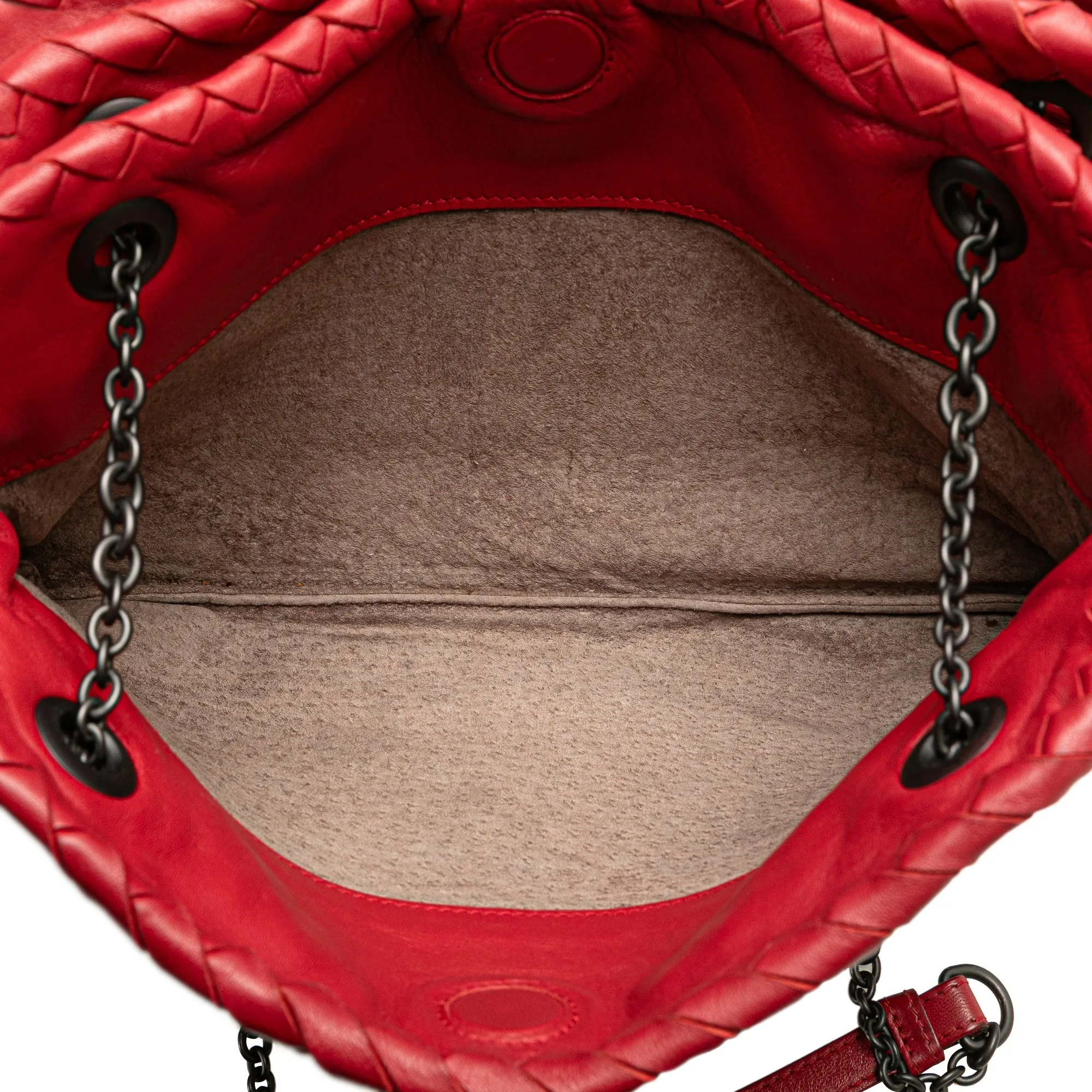 Nappa Intrecciato Duo Shoulder Bag