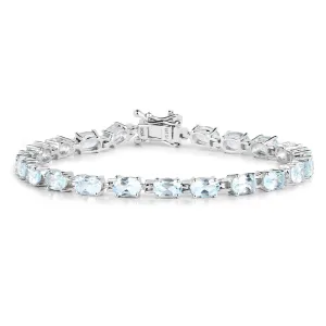 Natural Blue Topaz Bracelet