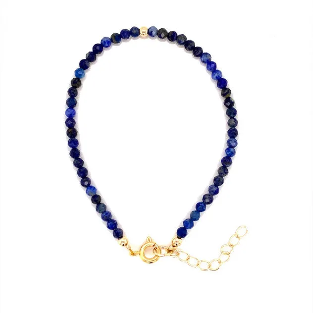 NATURAL GEMSTONE BEADED BRACELET