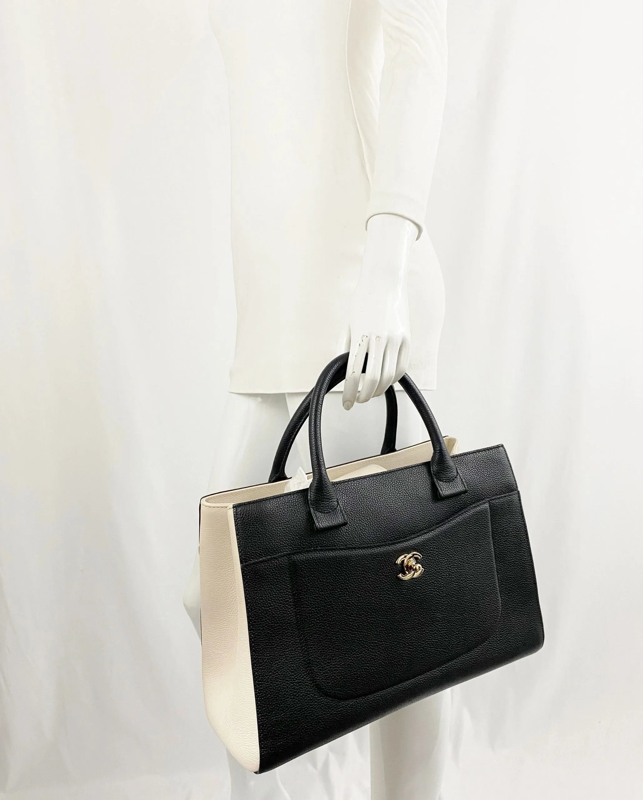NEW Chanel Neo Executive Satchel W/Strap & Box