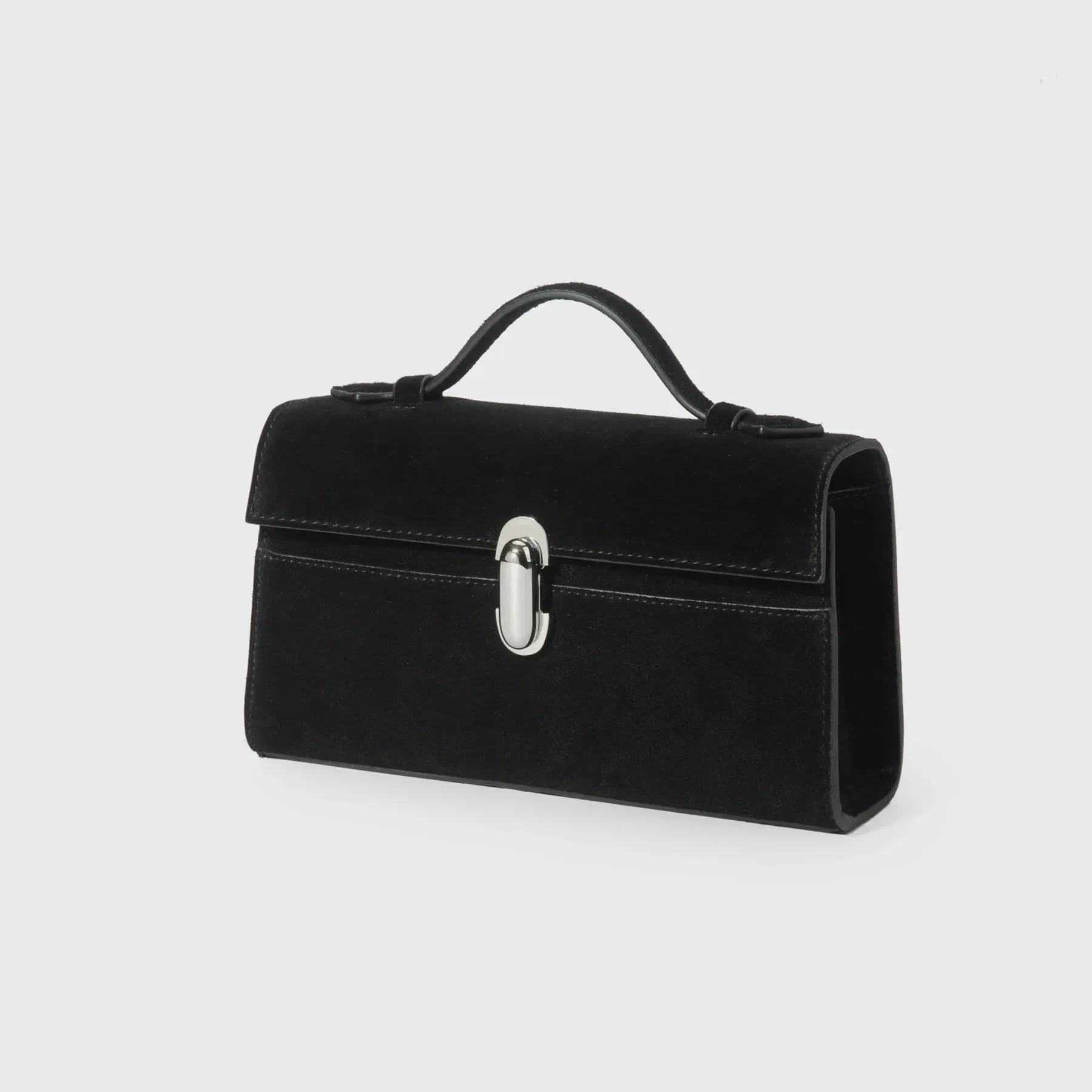 New High-end Niche Portable Small Square Bag French Simple Hand Bag for Women 2024 Spring