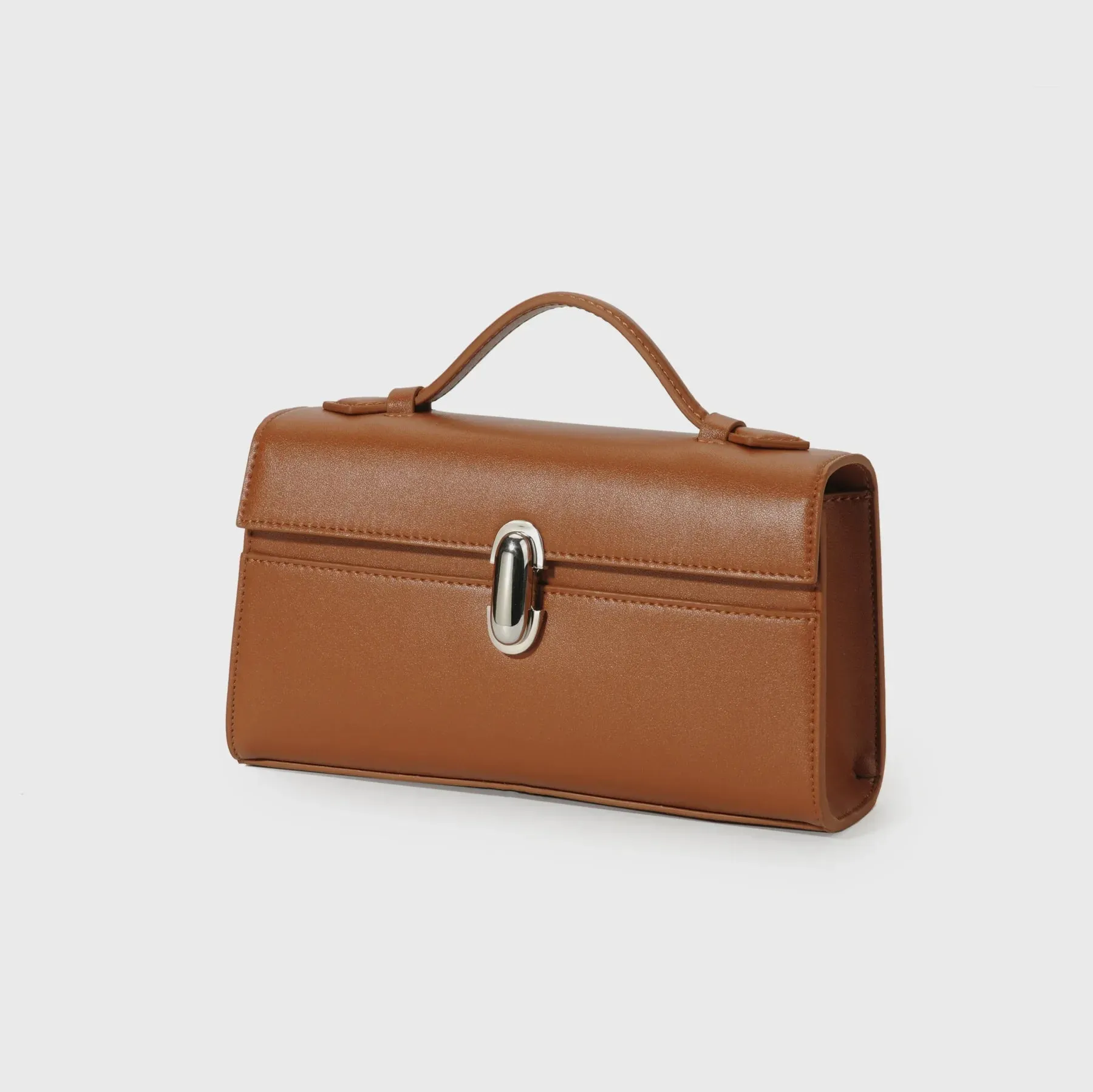 New High-end Niche Portable Small Square Bag French Simple Hand Bag for Women 2024 Spring
