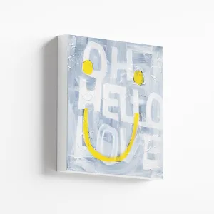 Oh Hello Smiley Mini Canvas