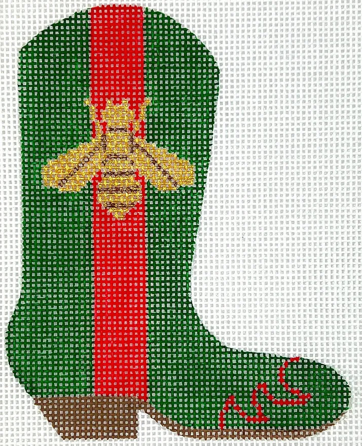 OM-387 Gucci Bee on Red & Green