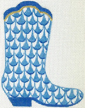 OM-398 Herend-inspired Fishnet – blues