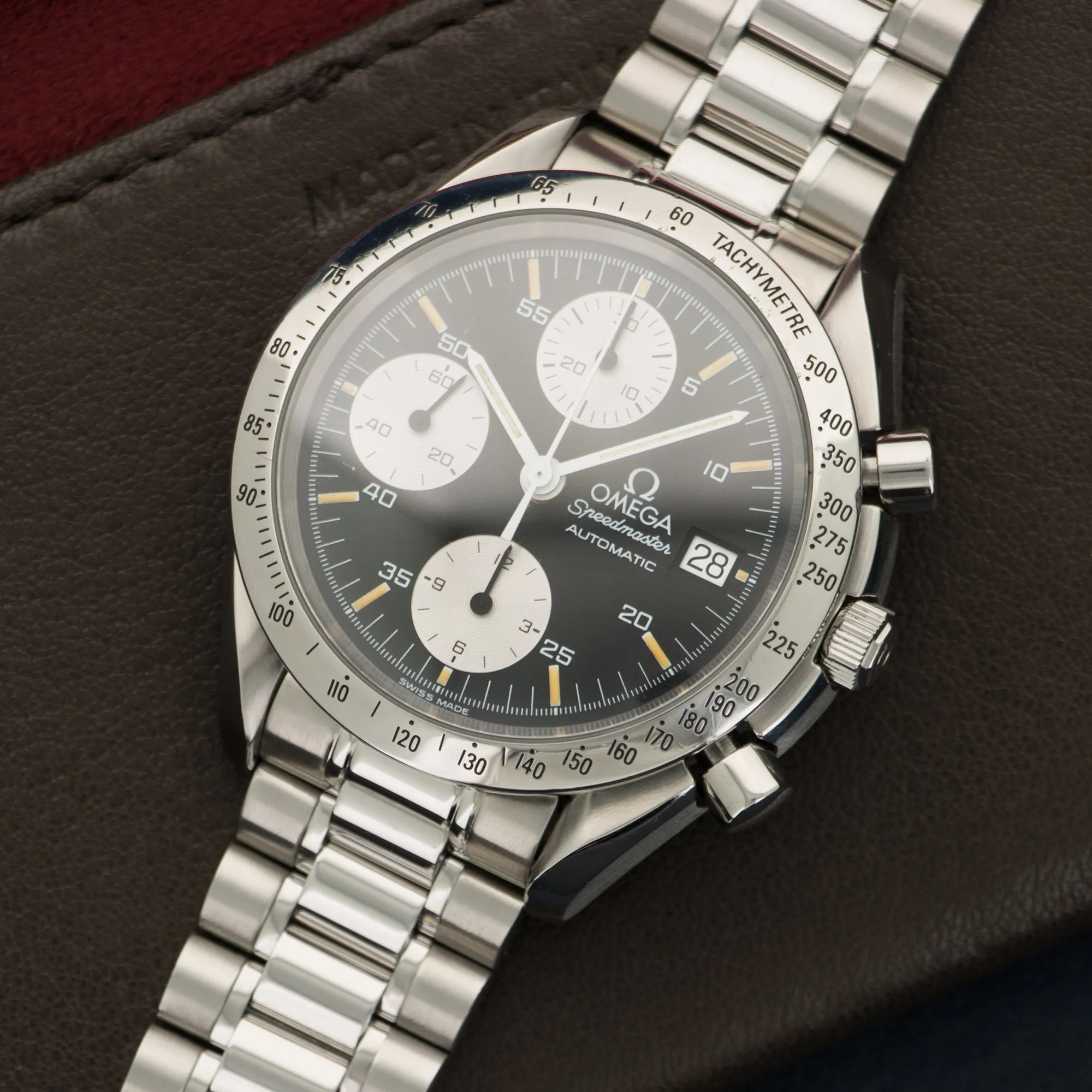 Omega Stainless Steel Speedmaster Chronograph Watch, ref. 175.0043
