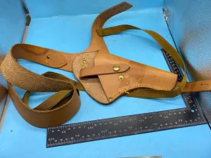 Original Leather Shoulder Holster with Straps in Excellent Condition