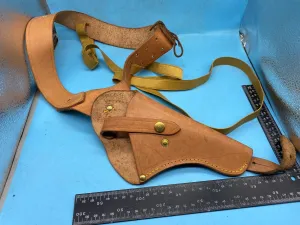 Original Leather Shoulder Holster with Straps in Excellent Condition