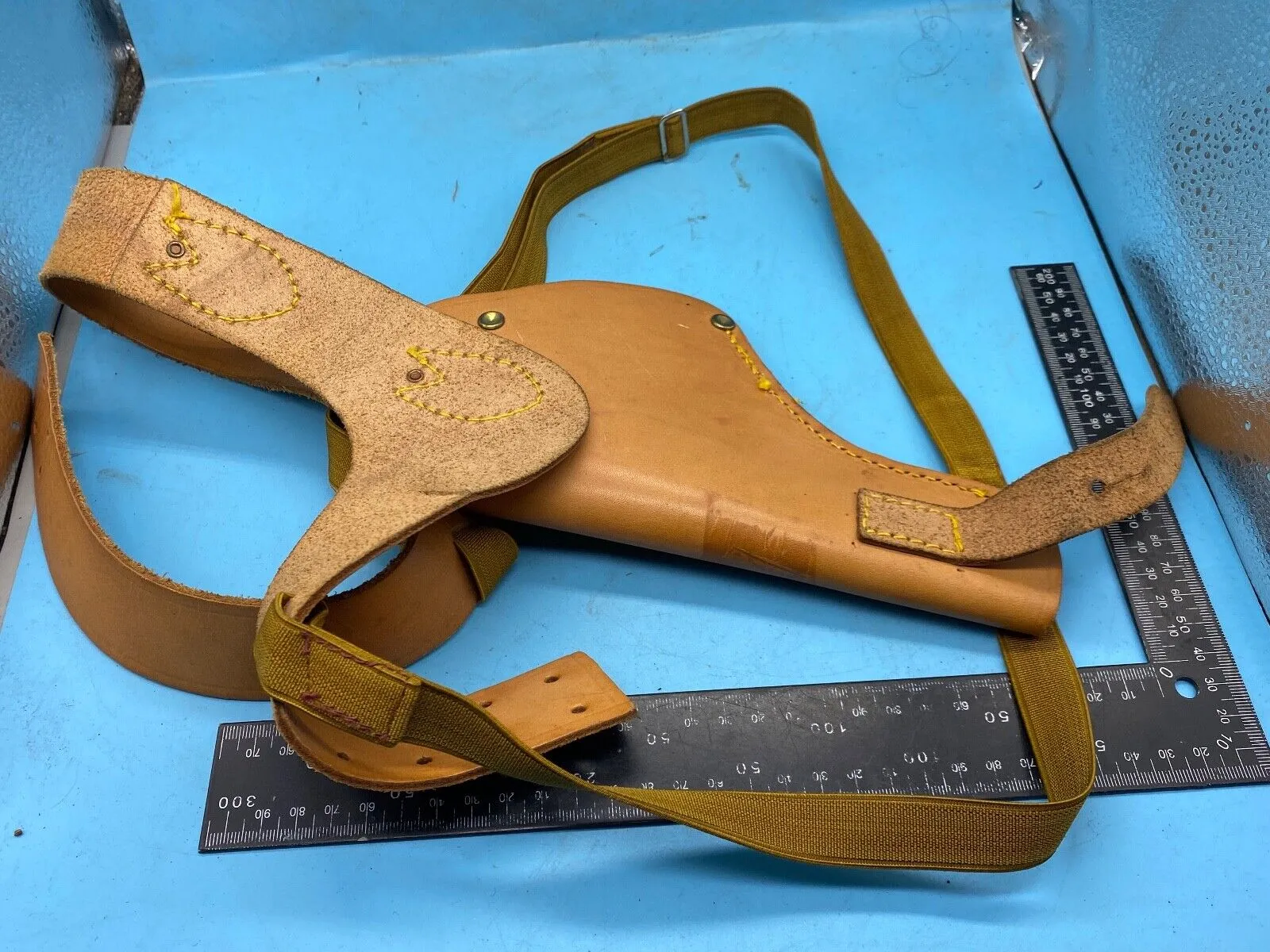 Original Leather Shoulder Holster with Straps in Excellent Condition