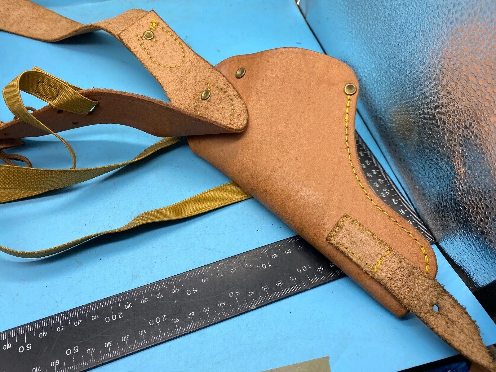 Original Leather Shoulder Holster with Straps in Excellent Condition