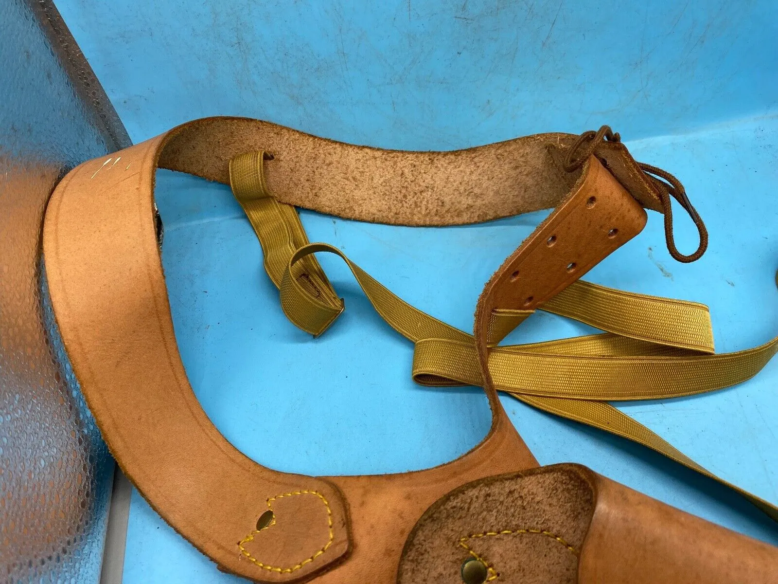 Original Leather Shoulder Holster with Straps in Excellent Condition