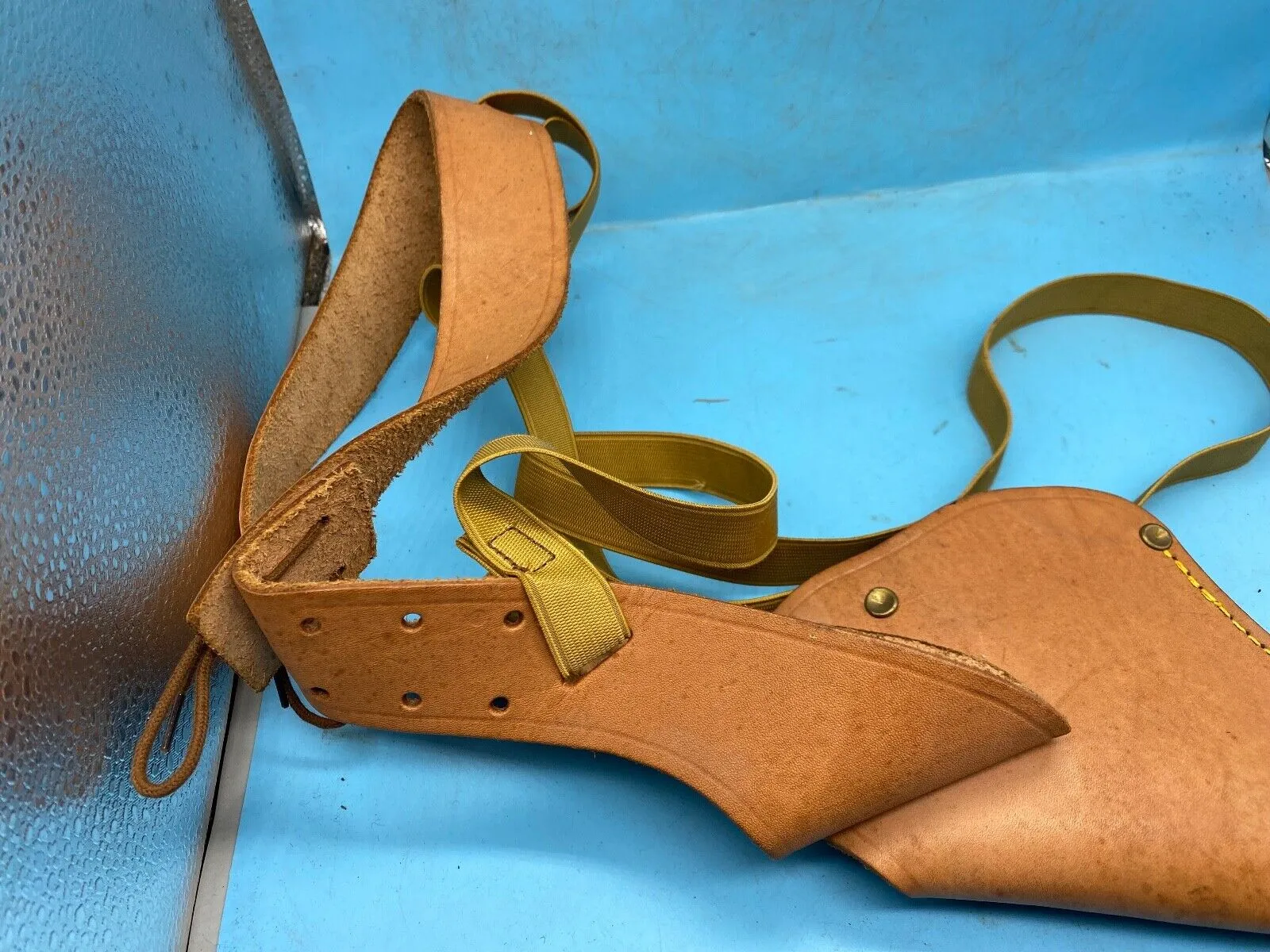 Original Leather Shoulder Holster with Straps in Excellent Condition