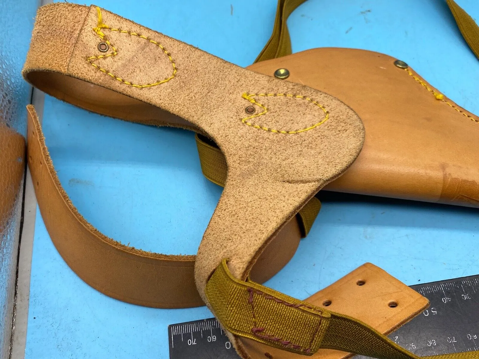 Original Leather Shoulder Holster with Straps in Excellent Condition