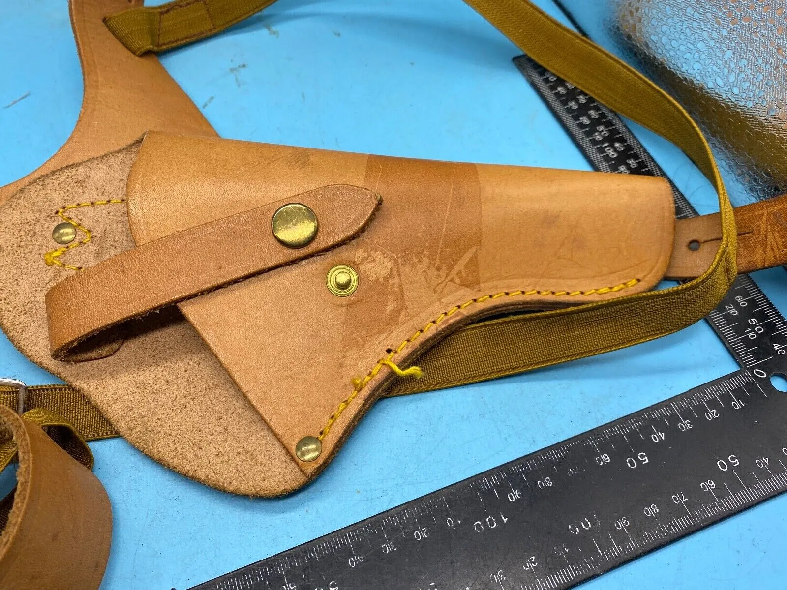Original Leather Shoulder Holster with Straps in Excellent Condition
