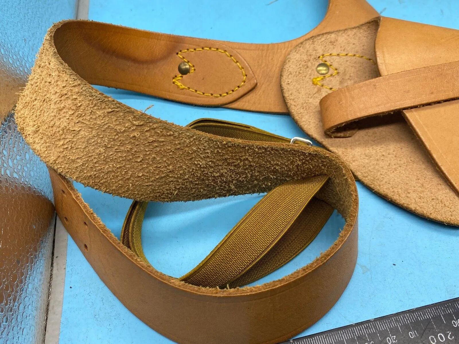 Original Leather Shoulder Holster with Straps in Excellent Condition