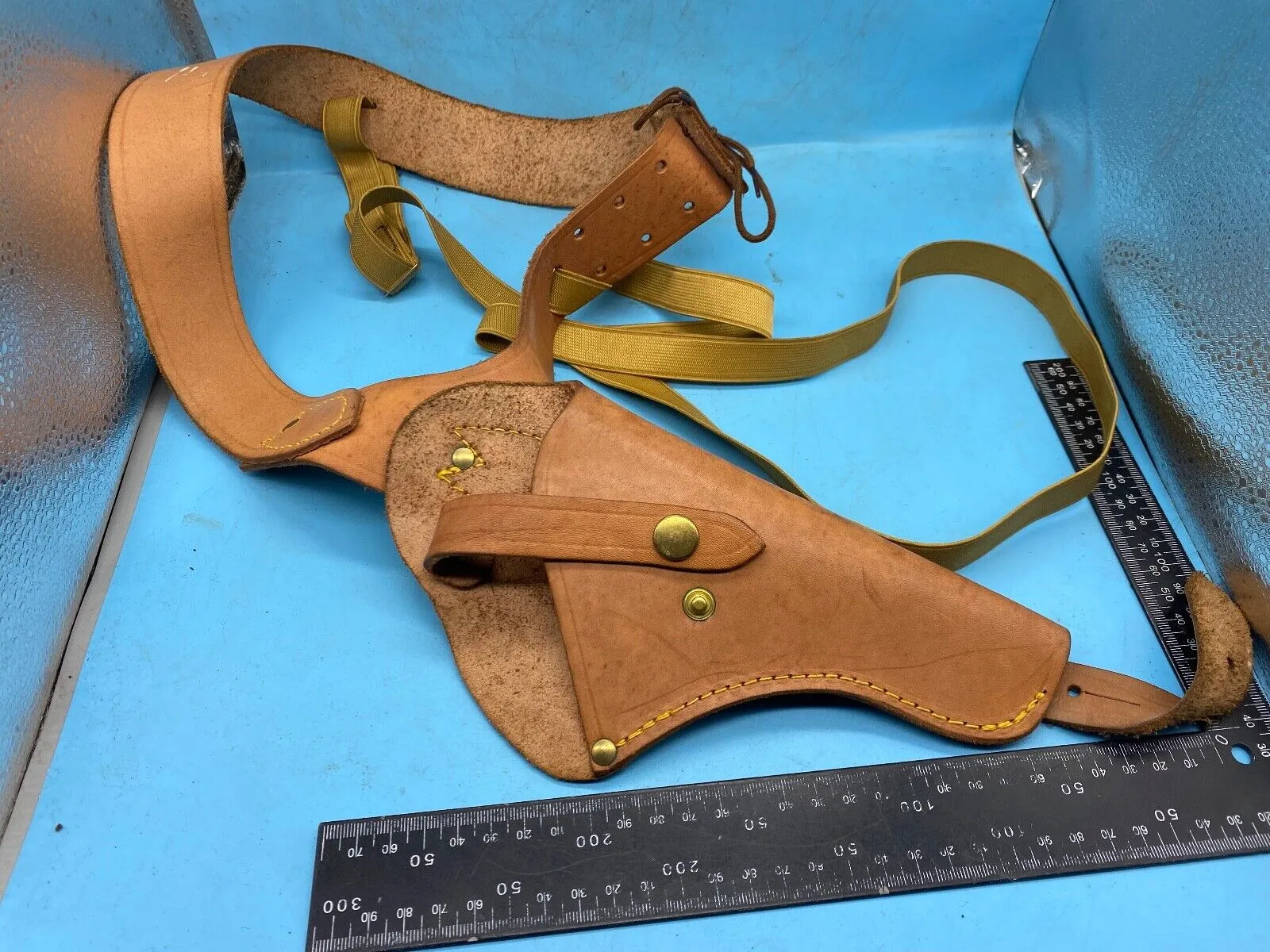 Original Leather Shoulder Holster with Straps in Excellent Condition