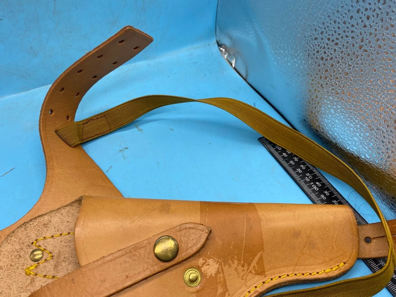 Original Leather Shoulder Holster with Straps in Excellent Condition