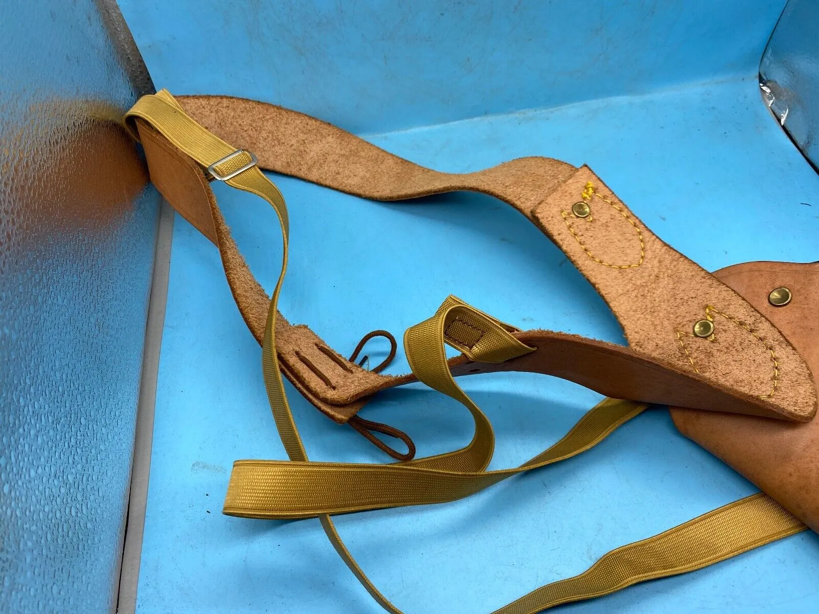 Original Leather Shoulder Holster with Straps in Excellent Condition