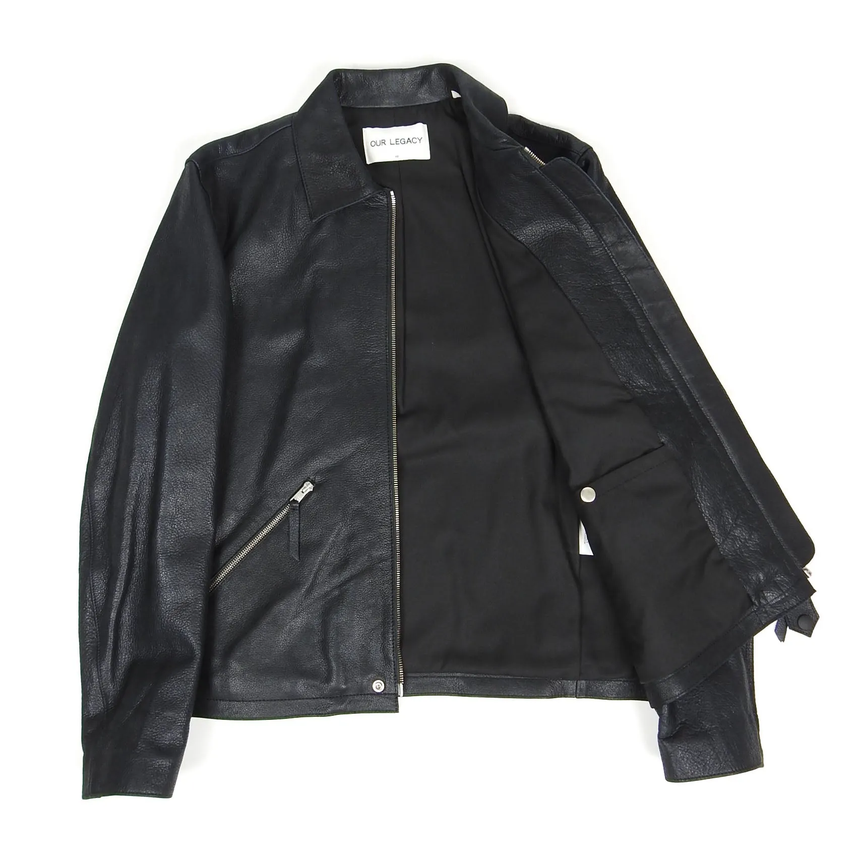 Our Legacy Leather Jacket Size 48