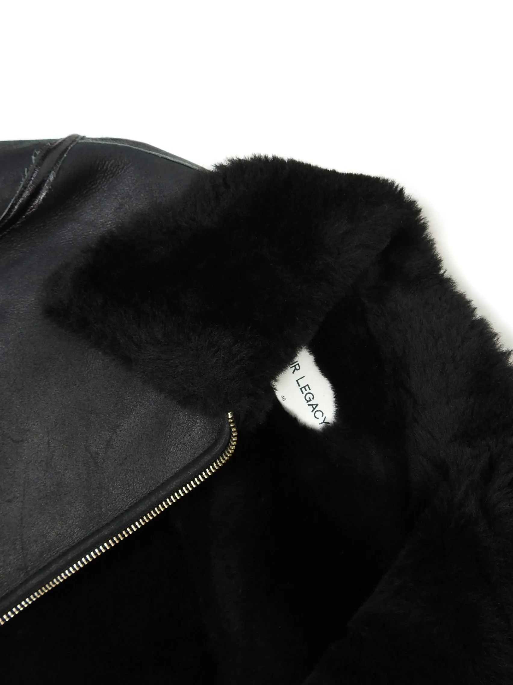 Our Legacy Shearling Flight Jacket Size 48