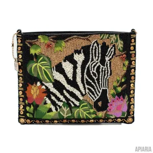 Out of Africa Handbag by Mary Frances, Hand beaded and embroidered