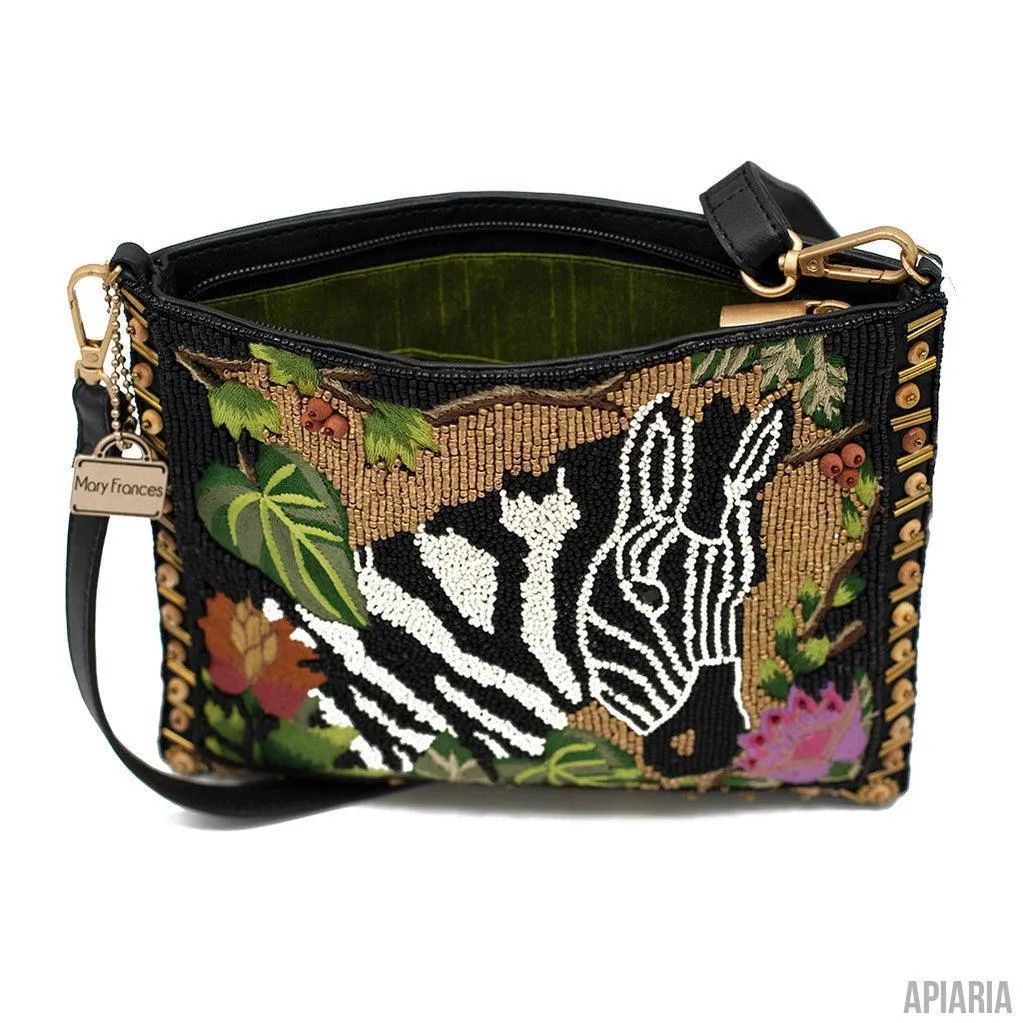 Out of Africa Handbag by Mary Frances, Hand beaded and embroidered