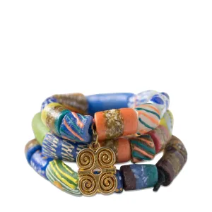 Painted Glass Beaded Bracelets