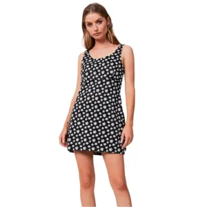 Pascale Hemp Printed Mini Dress