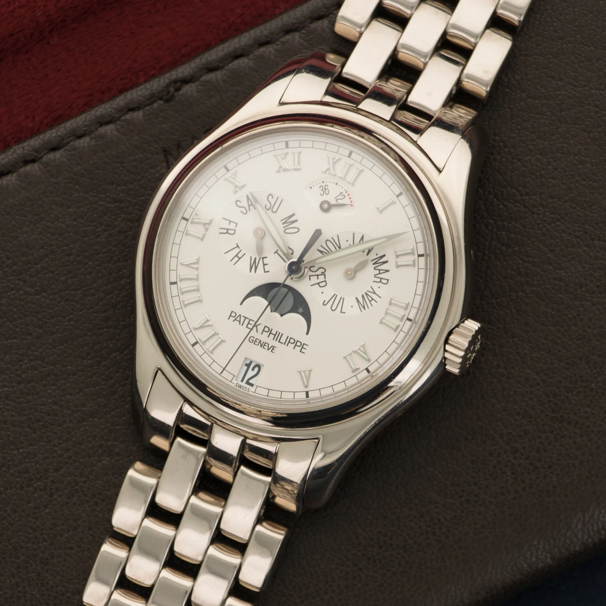 Patek Philippe White Gold Annual Calendar Watch Ref. 5036