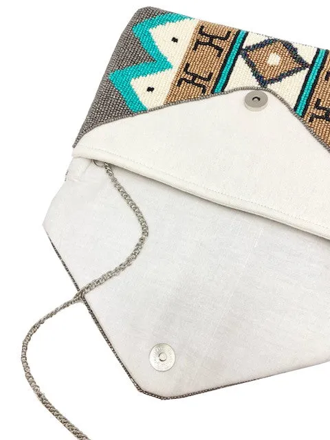 Pattern Beaded Clutch