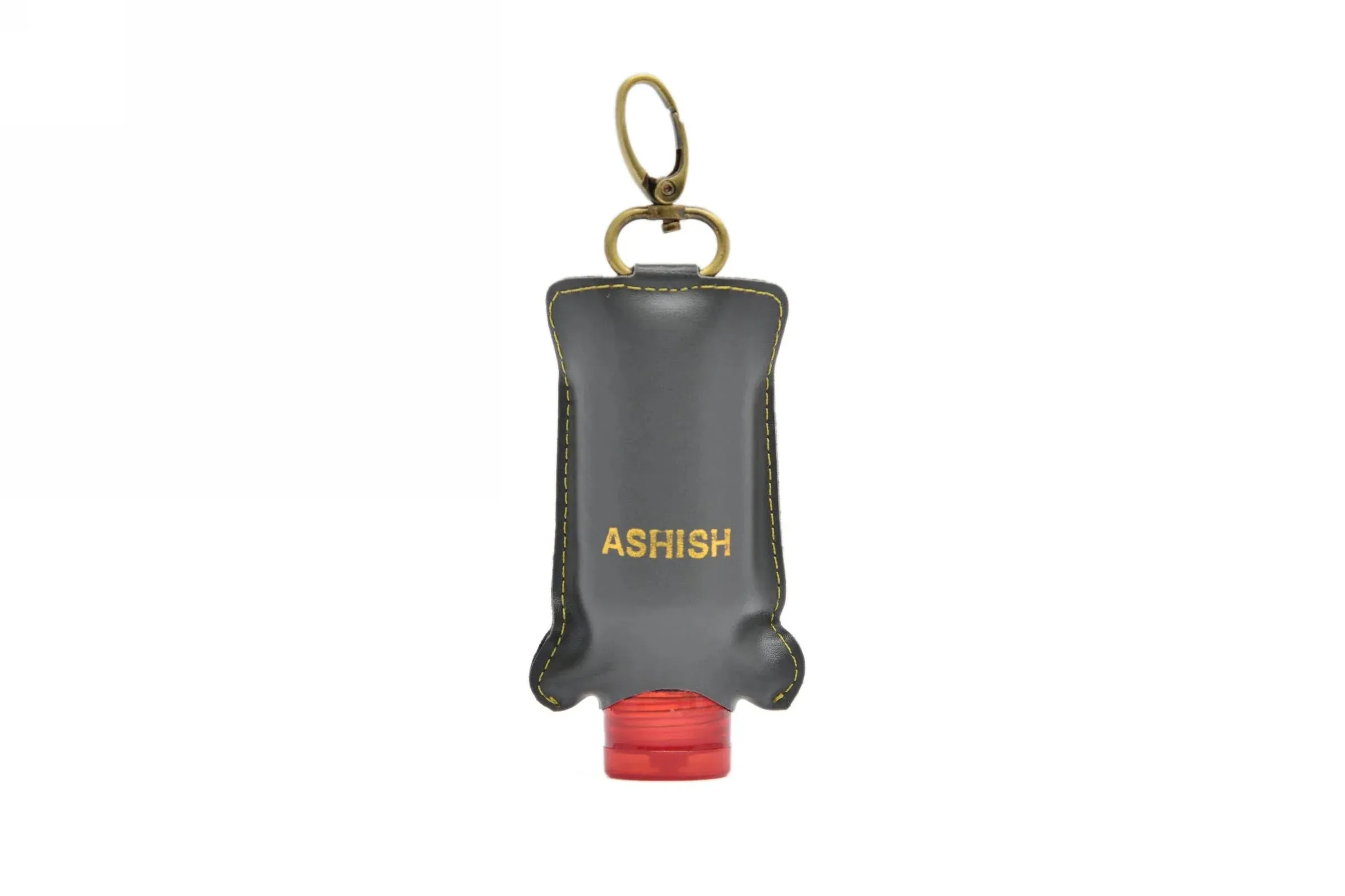 Personalized Sanitizer Holder - Grey