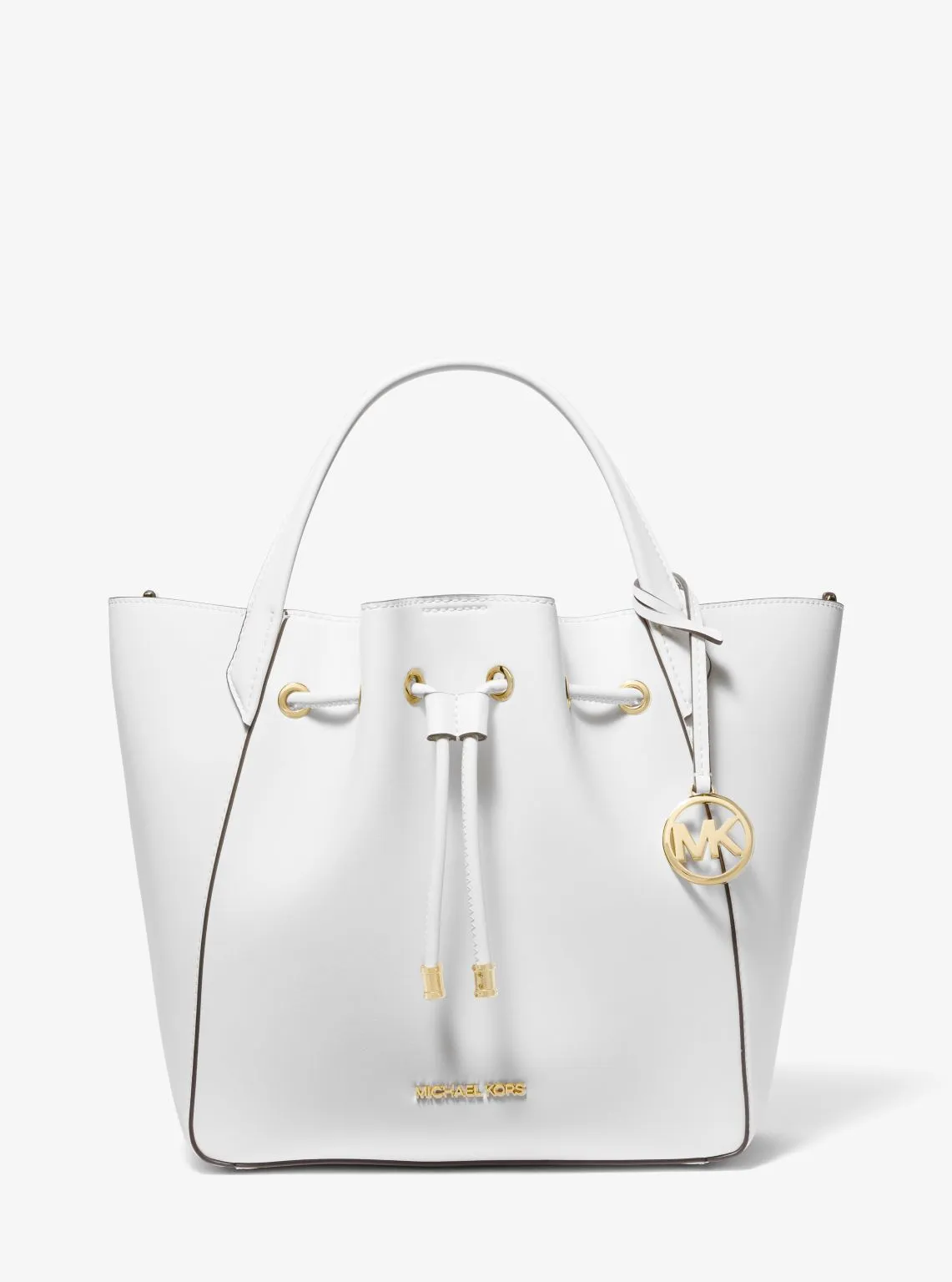 Phoebe Large Faux Leather Bucket Bag