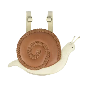 Pierre Backpack | Snail | Cream Scored Leather
