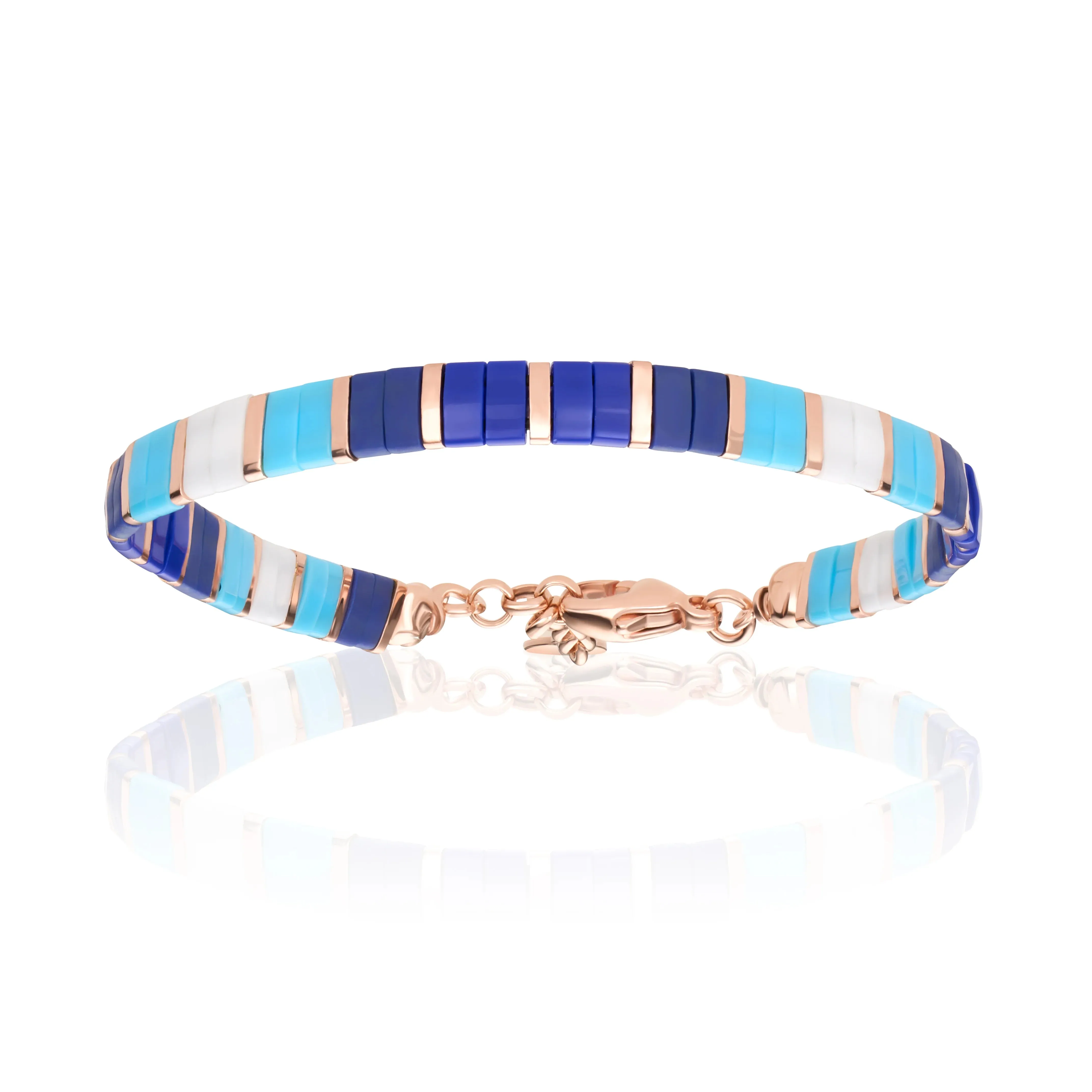 Pink Blue Bracelet Combination