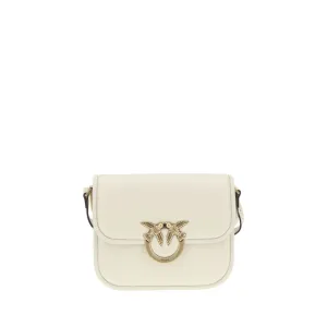 PINKO Love Leather Shoulder Bag
