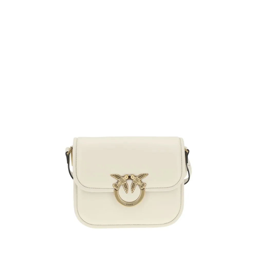 PINKO Love Leather Shoulder Bag