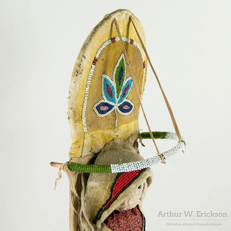Plateau Beaded Cradle Board Doll