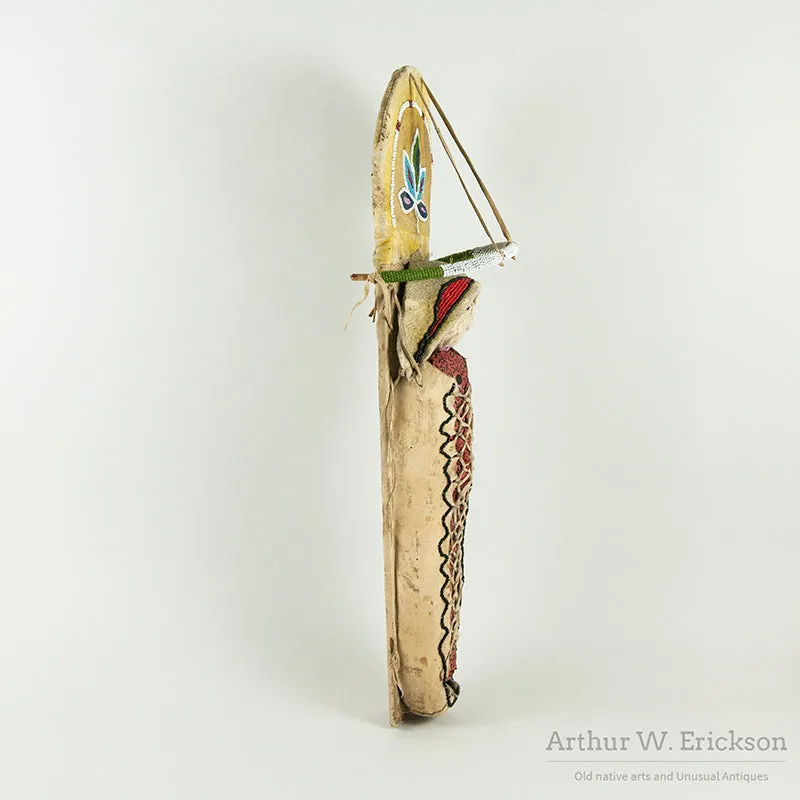 Plateau Beaded Cradle Board Doll