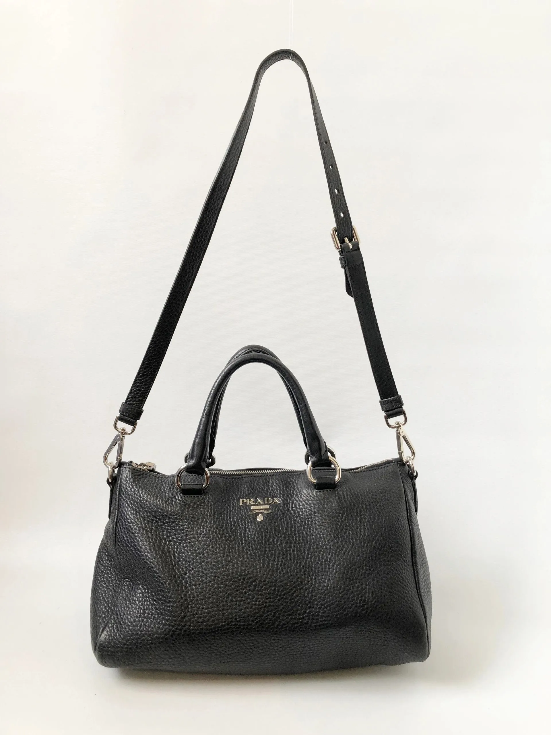 Prada Daino Satchel W/Removable Strap
